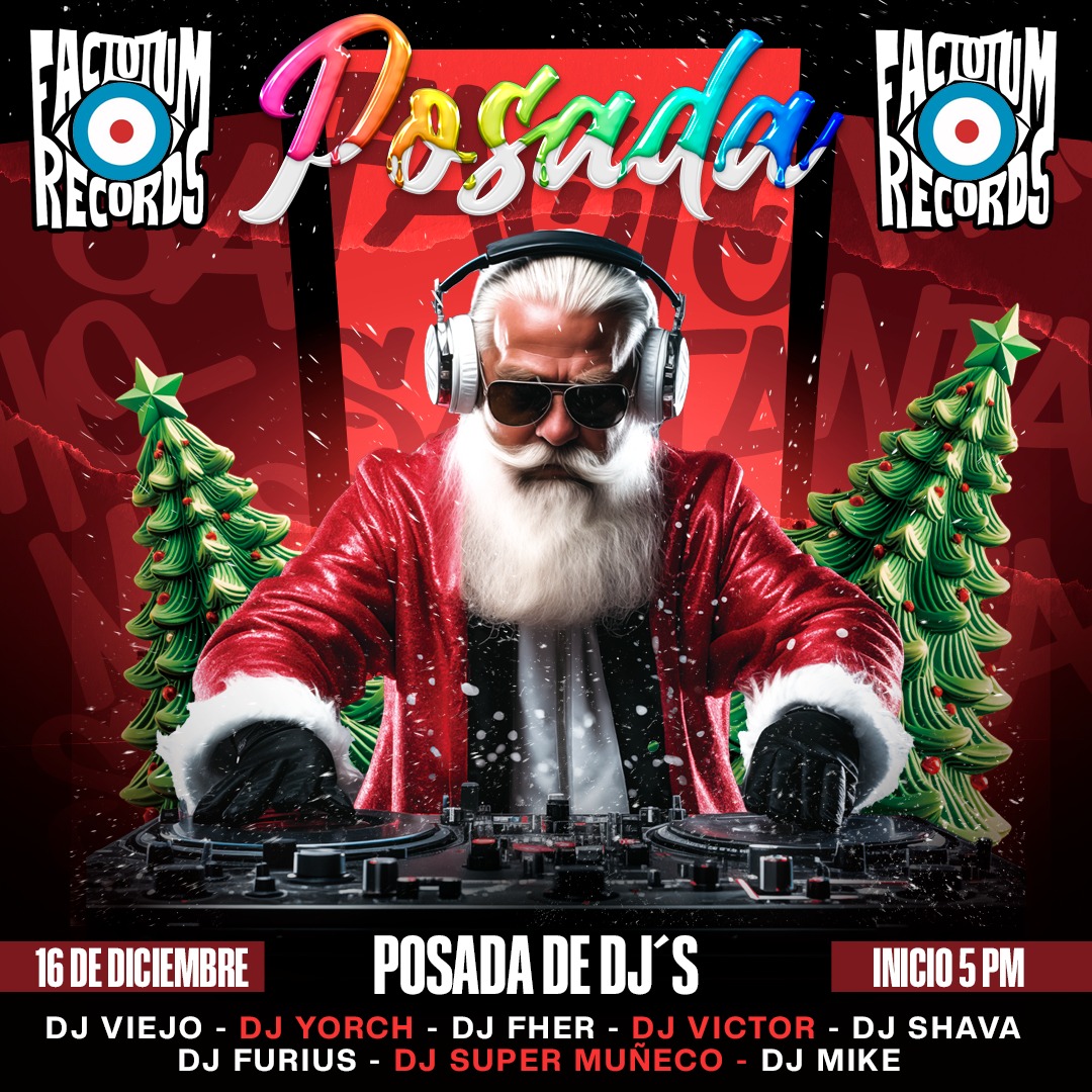 POSADA DE DJ'S EN FACTOTUM RECORDS DE 16 DICIEMBRE
